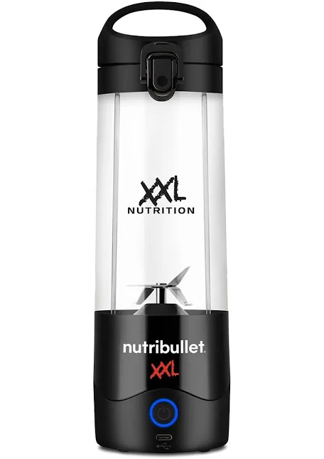 Water bottle with build-in blender